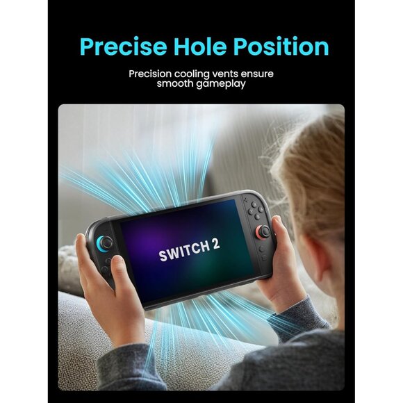 Ergonomic Anti-Slip Full-Body Soft Case for Switch 2 Console/JoyCon - Picture 4 of 7